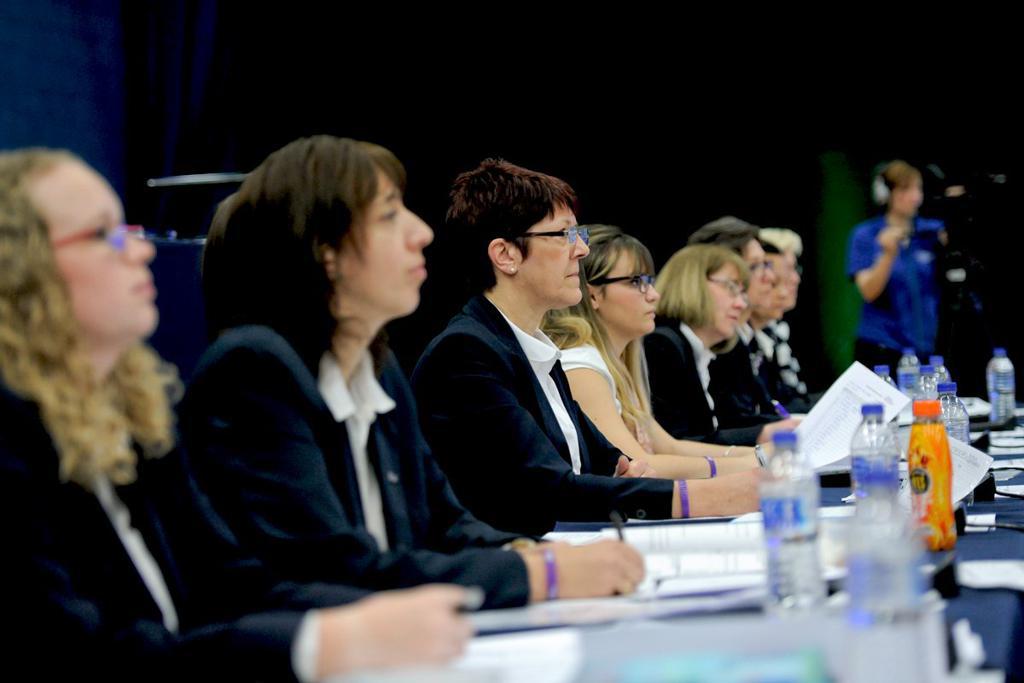 A Judge National Association of Women's Gymnastics Judges